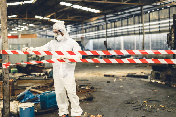 Professional Drug Lab Cleanup technician working in Bretton Woods, NH